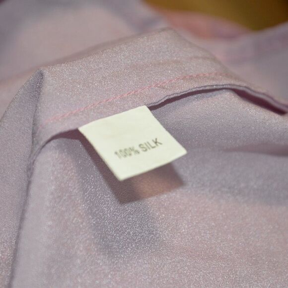 Moschino Pink Silk Laser Cut Out Tunic/Mini Dress Sz 4 - Picture 10 of 10